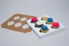 6 Cup Standard Cupcake Inserts for Bakery Boxes