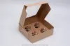 7L x 7W x 2-1/2H, Natural Kraft Bakery Boxes with Window, Natural Kraft