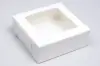 7L x 7W x 2-1/2H, Window Bakery Boxes, White