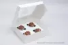 7L x 7W x 2-1/2H, Window Bakery Boxes, White