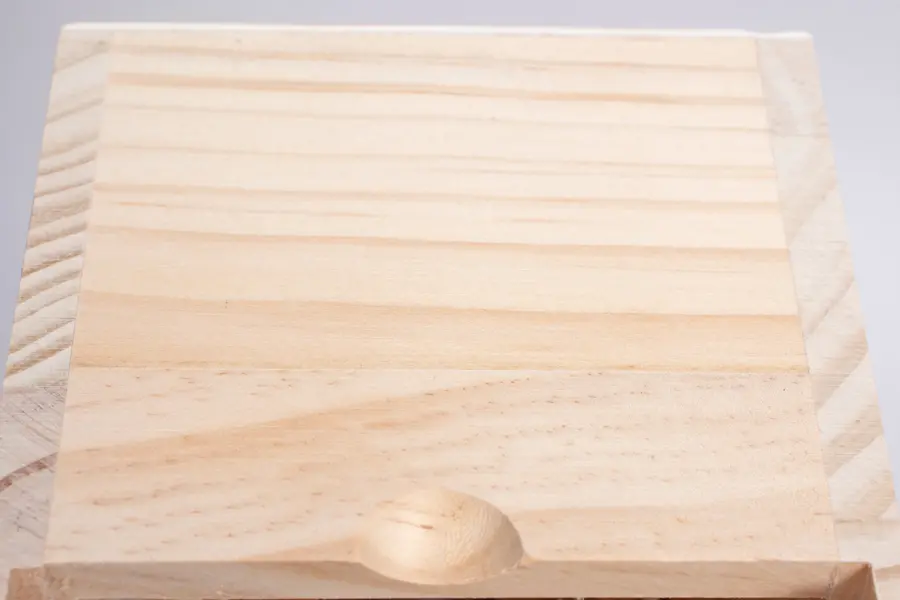 13-1/2L x 7W x 3-1/2H, Double Bottle Wooden Wine Box, Pine Wood