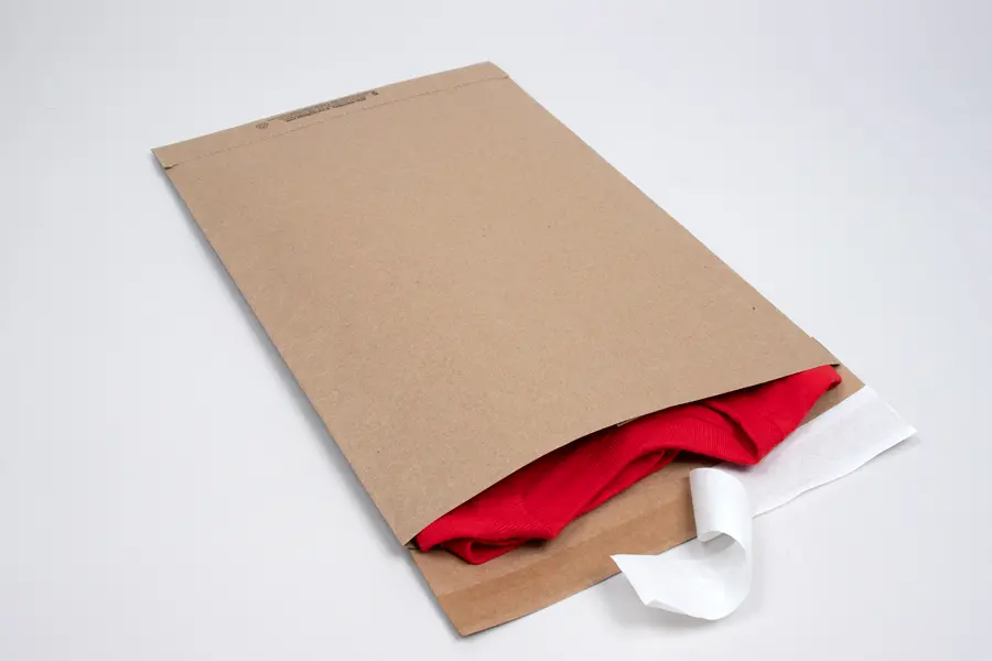 10-1/2W X 16H, (#5) ECO-NATURAL PAPER SHIPPING BAGS, KRAFT