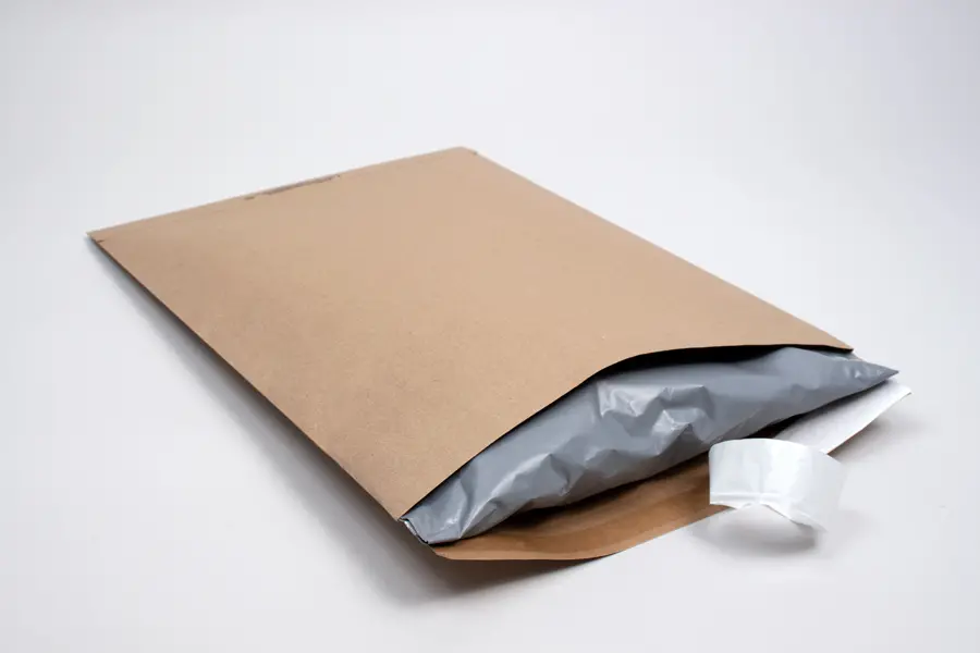 12-1/2W X 19H, (#6) ECO-NATURAL PAPER SHIPPING BAGS, KRAFT
