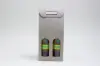 7L x 3-1/2W x 15H, Grey Groove Italian Wine Boxes, Gris Gray Groove