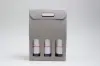 10-5/8L x 3-1/2W x 15H, Grey Groove Italian Wine Boxes, Gris Gray Groove