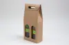 7L x 3-1/2W x 15H, Italian Wine Boxes, Natural Kraft