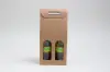 7L x 3-1/2W x 15H, Italian Wine Boxes, Natural Kraft