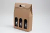 10-5/8L x 3-1/2W x 15H, Italian Wine Boxes, Natural Kraft