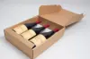 11L x 3-1/2W x 13-3/8H, Italian Wine Boxes, Natural Kraft