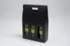 3-1/2W x 10-1/2L x 15-3/4H, Seta Italian Colored Olive Oil & Vinegar Carriers, Nero Black