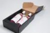 7-1/4L x 3-1/2W x 13-3/8H, Italian Wine Boxes, Nero Black