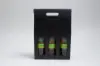 3-1/2W x 10-1/2L x 15-3/4H, Seta Italian Colored Olive Oil & Vinegar Carriers, Nero Black