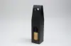 3-1/2L x 3-1/2W x 15H, Italian Wine Boxes, Nero Black, Windows