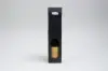 3-1/2L x 3-1/2W x 15H, Italian Wine Boxes, Nero Black, Windows