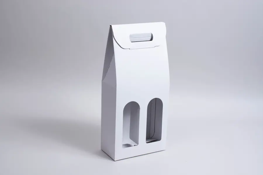 7L x 3-1/2W x 15H, Jar Gift Boxes Carriers, White