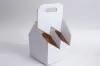 7L x 7W x 13-3/4H, Jar Gift Boxes Carriers, White