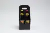 5-1/8W x 5-1/8L x 11-3/8H, Beer Bottle Carrier, Black