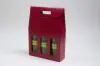 10.3125X3.5X15 WIND BOTTLE CARRIER DARK RED PEBBLE 3 BOT