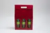 10.3125X3.5X15 WIND BOTTLE CARRIER DARK RED PEBBLE 3 BOT