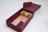 7-1/8 X 3-1/2 X 13 BOTTLE BOX  BORDEAU X  RIBBED 2 BOT W/INSERTS