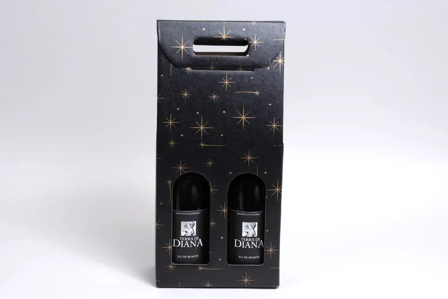 7L x 3-1/2W x 15H, Italian Wine Boxes, Constellation
