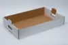 13-1/2W x 22L x 4H, Catering Trays and Lids, Kraft/White