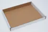 11-1/2W x 14-3/8L x 1-1/2H, Catering Trays and Lids, Kraft/White