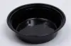 7W X 2D, (32OZ)  PLASTIC FOOD TAKE-OUT BOXES, BLACK