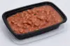 7-3/4L X 5-1/2W X 1-1/2D, (24OZ) PLASTIC FOOD TAKE-OUT BOXES, BLACK