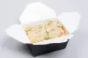 4-3/8L X 3-1/2W X 2-1/2H, (#1) FOLDING FOOD TAKE-OUT BOXES, BLACK GLOSS