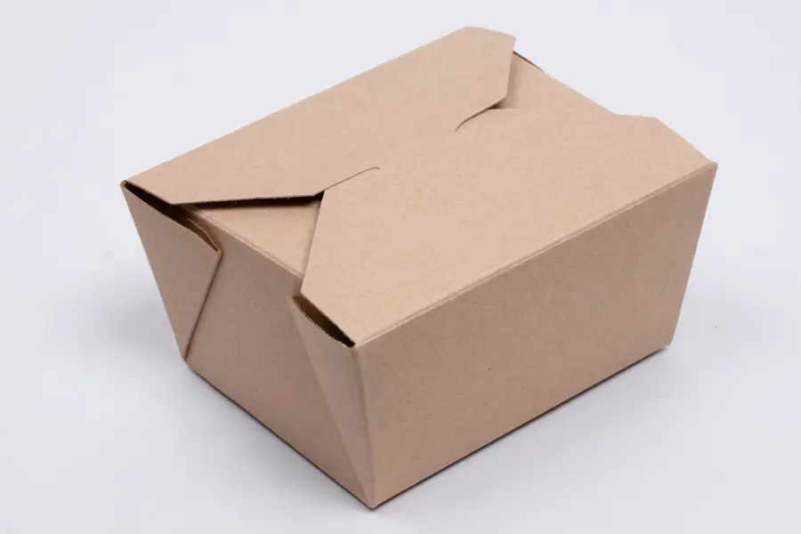 4-3/8L X 3-1/2W X 2-1/2H, (#1) FOLDING FOOD TAKE-OUT BOXES, KRAFT