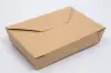 7-3/4L X 5-1/2W X 1-7/8H, (#2) FOLDING FOOD TAKE-OUT BOXES, KRAFT