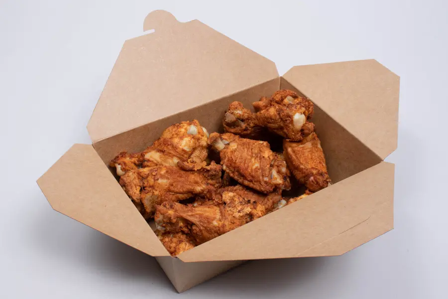 7-3/4L X 5-1/2W X 1-7/8H, (#2) FOLDING FOOD TAKE-OUT BOXES, KRAFT