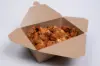 7-3/4L X 5-1/2W X 2-1/2H, (#3) FOLDING FOOD TAKE-OUT BOXES, KRAFT