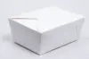 7-3/4L X 5-1/2W X 2-1/2H, (#3) FOLDING FOOD TAKE-OUT BOXES, WHITE