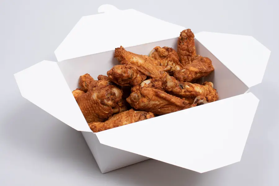 7-3/4L X 5-1/2W X 2-1/2H, (#3) FOLDING FOOD TAKE-OUT BOXES, WHITE
