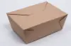 7-3/4L X 5-1/2W X 3-1/2H, (#4) FOLDING FOOD TAKE-OUT BOXES, KRAFT