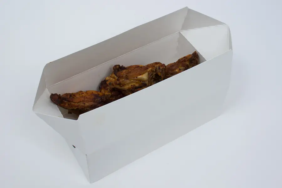8-7/8L x 4-7/8W x 3H, To Go Deli Boxes with Fast Top Flap Closure, White