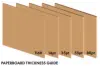 4-Inch, Round Pulpboard Drink Coasters, 80 Pt, Off-White