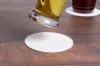 4-Inch, Round Pulpboard Drink Coasters, 55 Pt, Off-White