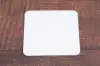 4-Inch, Square Pulpboard Drink Coasters, 80 Pt, Off-White