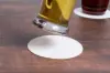 4-Inch, Round Pulpboard Drink Coasters, 35 Pt, Off-White