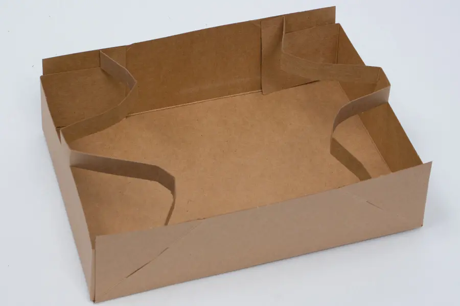 6-5/8W x 10-7/8L x 2-5/8H, Food and Beverage Trays, Kraft