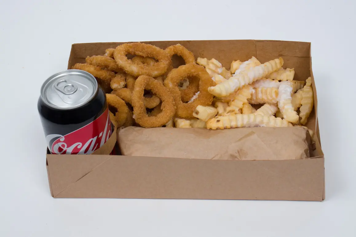 6-5/8W x 10-7/8L x 2-5/8H, Food and Beverage Trays, Kraft