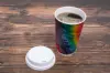 16 Ounce, Tie Dye Insulated Ripple Paper Cups