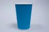 Insulated Ripple Cups and Lids, Electric Blue Ripple