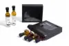 6L x 5-3/8W x 1-3/8H, Black Linen Gourmet Windowed Gift Boxes, Black
