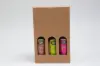 7-7/8L x 2-4/7W x 12-4/7H, Italian Textured Kraft Olive Oil & Vinegar Boxes, Ribbed Kraft