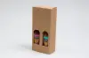 4-1/3L x 2-1/8W x 9-4/9H, Italian Textured Kraft Olive Oil & Vinegar Boxes, Ribbed Kraft