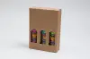 6-2/3L x 2-1/8W x 9-4/9H, Italian Textured Kraft Olive Oil & Vinegar Boxes, Ribbed Kraft